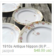 Etsy Nippon Plates